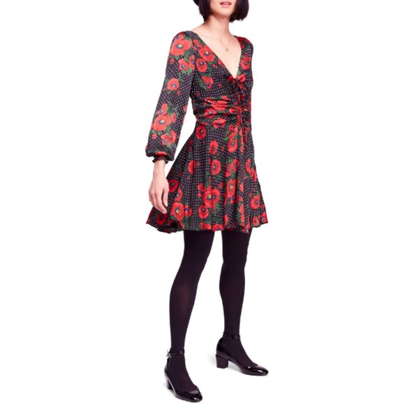 Free People Morning Light Floral Print Dress - Picture 1 of 5